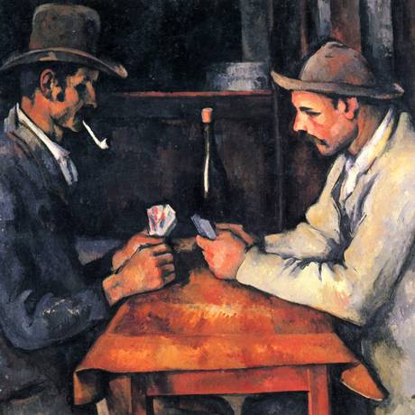 
Quadro ‘Os jogadores de cartas’, de Paul Cézanne
Foto: Reprodução Wikipedia
