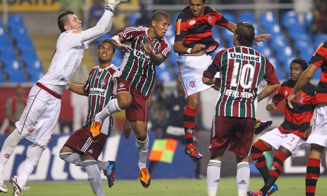 As imagens do FlaFlu Jornal O Globo