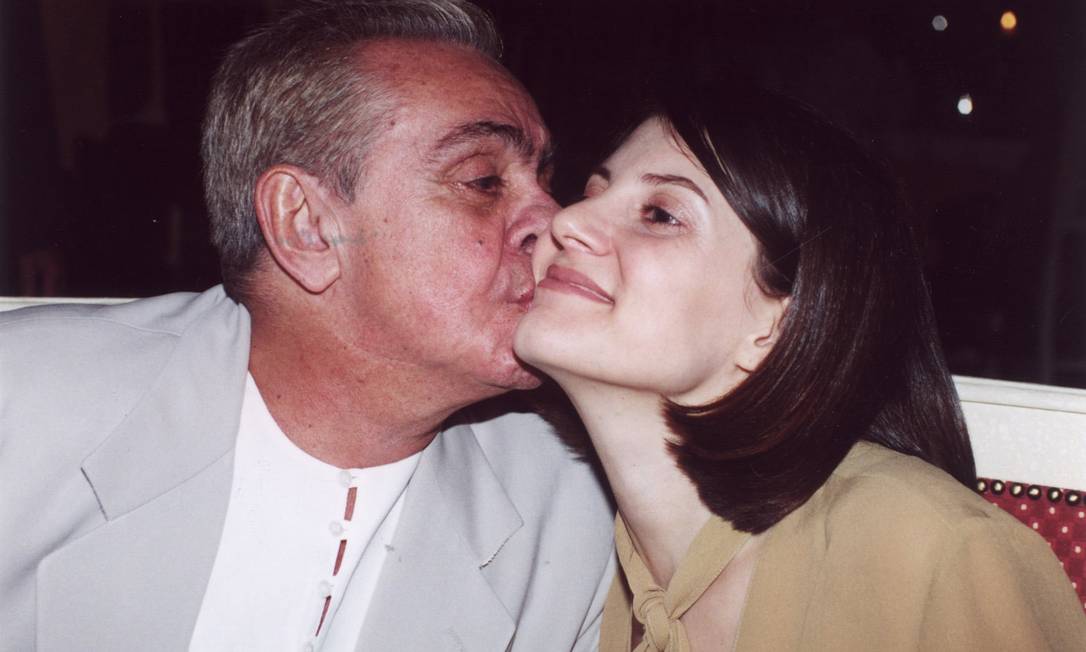 Chico Anysio e Malga di Paula, sua sexta mulher Foto: Arquivo