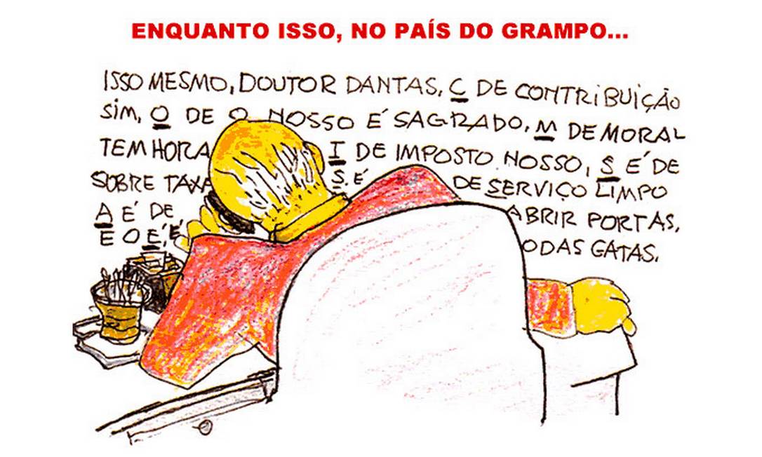 As charges de Millôr Fernandes - Jornal O Globo