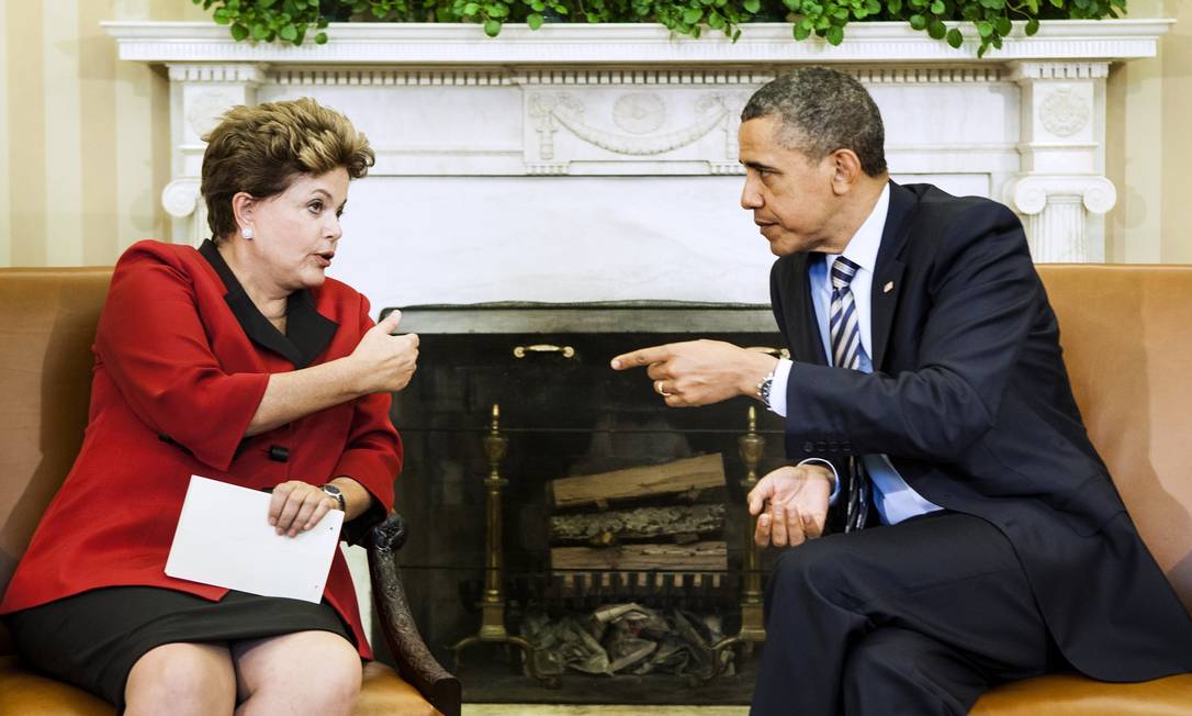 
Dilma e Obama se encontraram na Casa Branca na segunda-feira
Foto: BRENDAN SMIALOWSKI / AFP