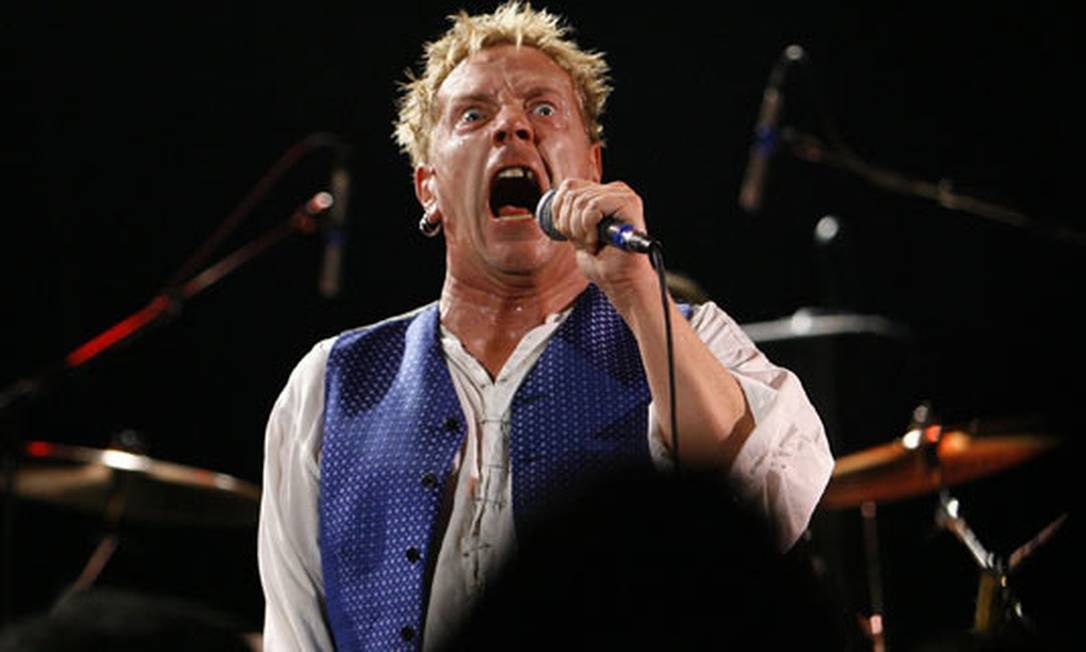 John Lydon em show de reunião dos Sex Pistols, em 2008 Foto: Reuters