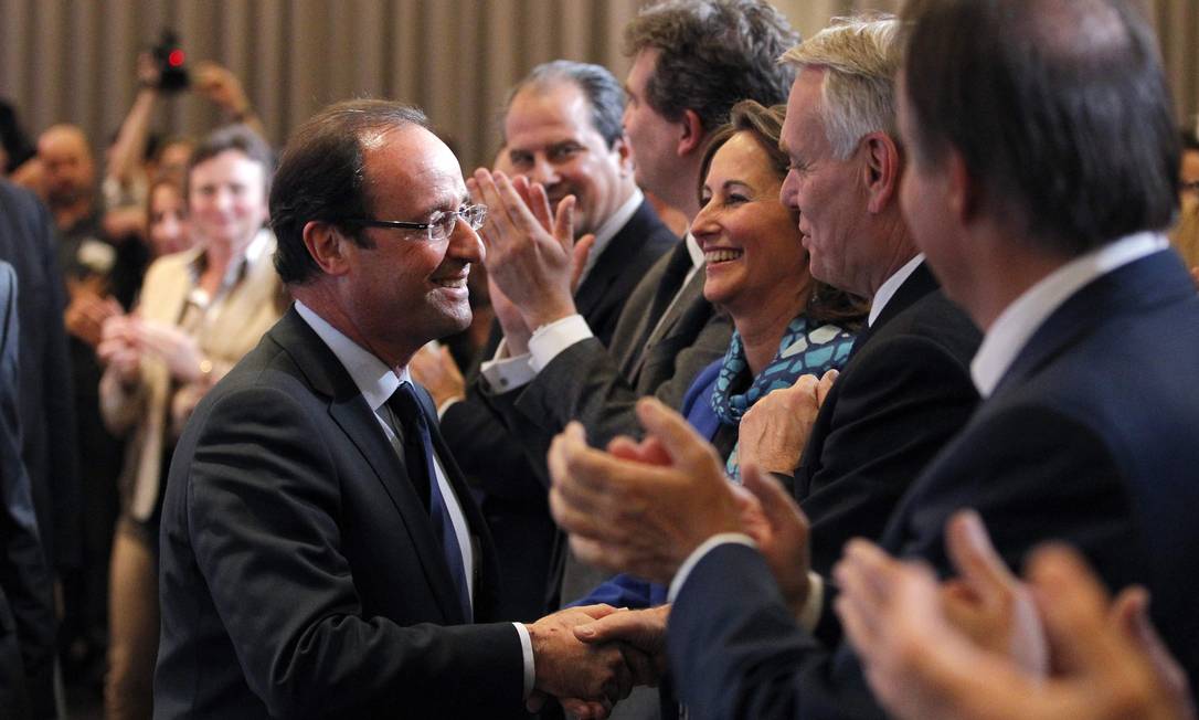 
O presidente francês François Hollande em um encontro de Socialistas em Paris
Foto: Stephane Mahe/Reuters