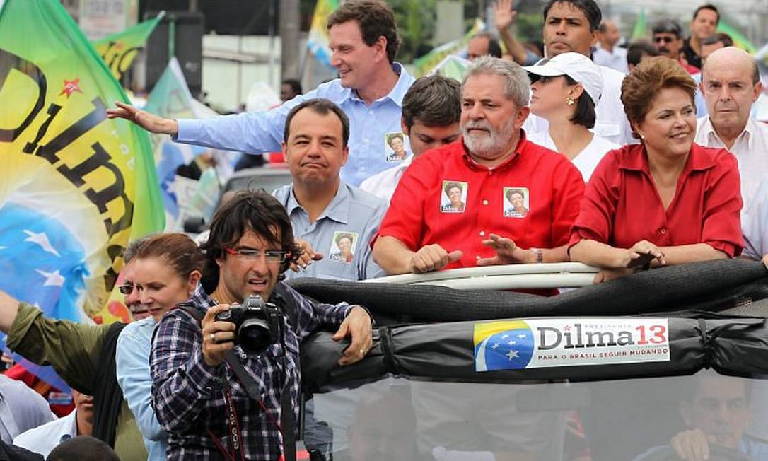 Dilma, Lula e aliados em carreata na Zona Oeste do rio de JaneiroFoto: Marcia Foleto