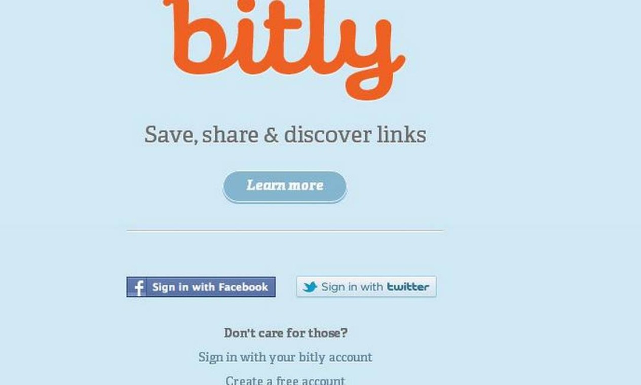 Bit.ly muda site e ganha funções de rede social - Jornal O Globo