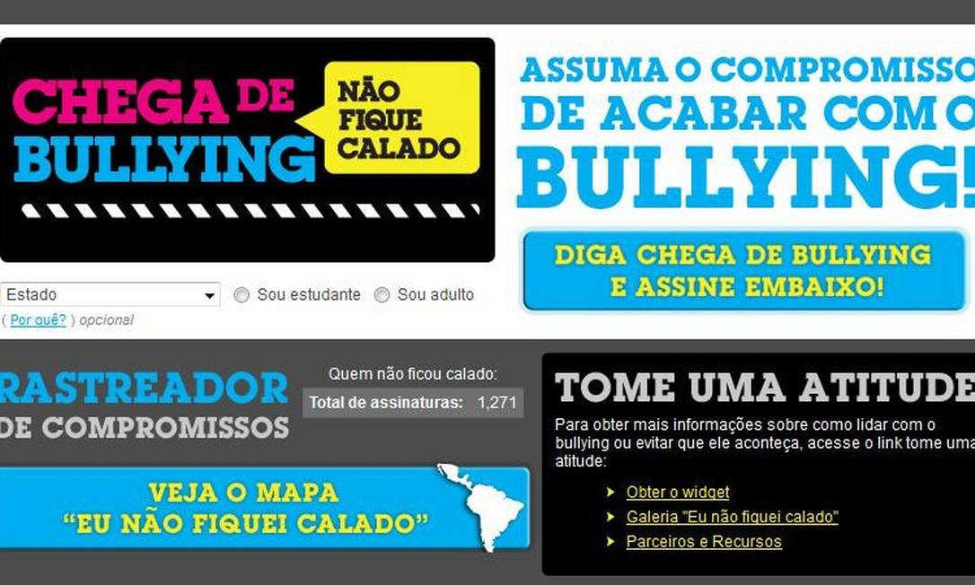 Facebook Lança Campanha Contra Bullying Jornal O Globo