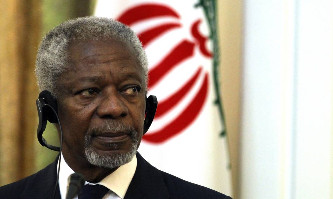 Annan tentou sem sucesso implementar plano de paz no país
Foto:
ATTA KENARE
/
AFP

