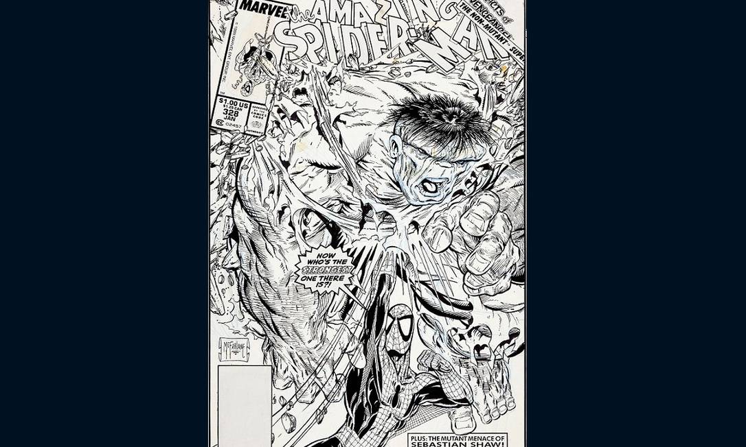 Capa da edição da 'Amazing Spider-Man' desenhada por Todd McFarlane Foto: Divulgação