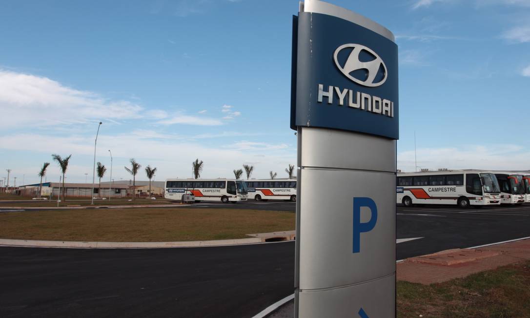 
Longe do centro, nova fábrica da Hyundai no Brasil, em Piracicaba: 7 mil novos empregos diretos e 20 mil indiretos
Foto: Agência O Globo / Michel Filho