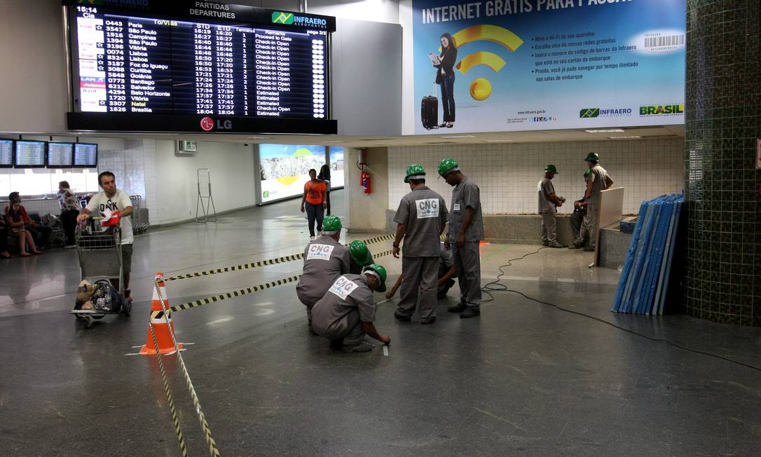 
Aeroporto Internacional do Rio inicia obras no Terminal 1 de olho na Copa do Mundo de 2014
Foto: Felipe Hanower