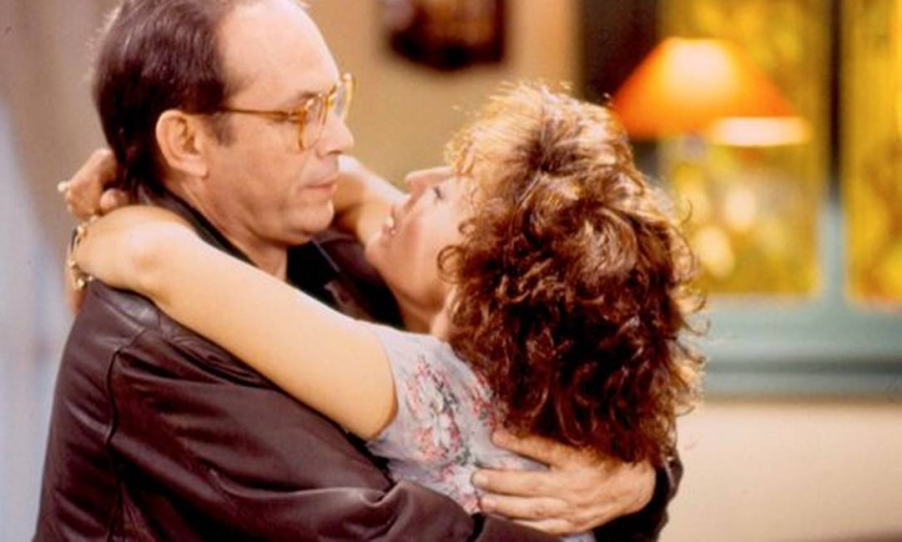 Em 1995, Susana Vieira fez par romântico com José Wilker em “A próxima vítima”, interpretando a protagonista Ana Foto: Reprodução