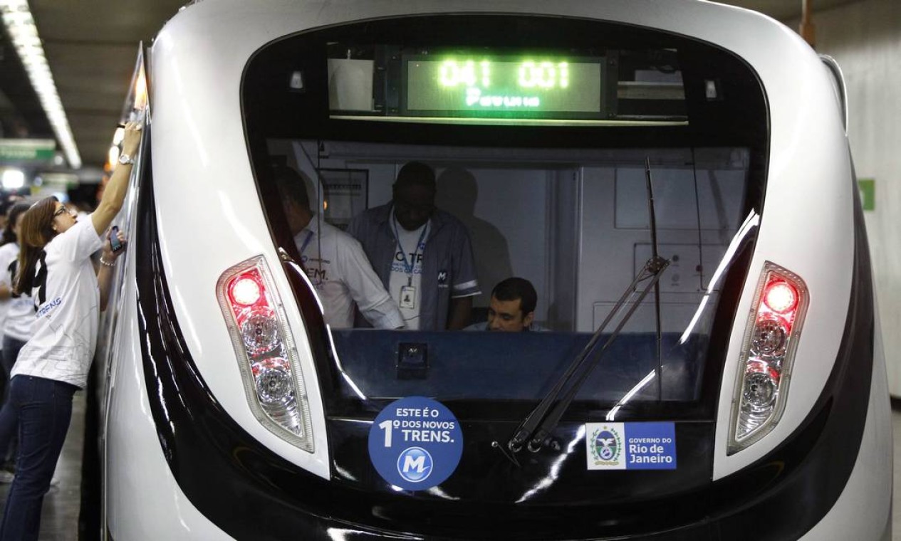 Metrô Do Rio Inaugura Novo Trem Chinês - Jornal O Globo