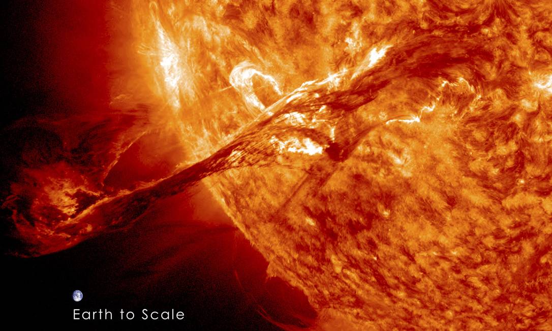 NASA Divulga Imagens Que Revelam Tempestade Solar - Jornal O Globo