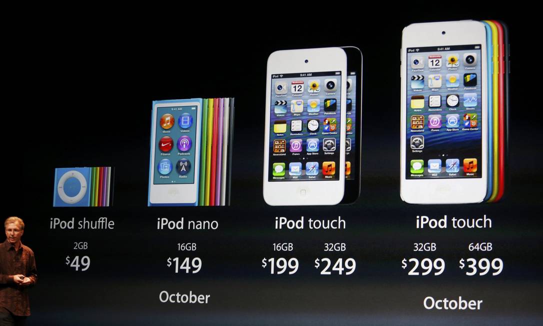 iPods Nano ganha novo visual e Touch versão colorida Jornal O Globo