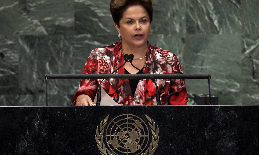 
Presidente Dilma abriu nesta terça-feira a 67ª sessão da Assembleia Geral da ONU em Nova York
Foto: Richard Drew / AP