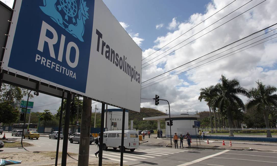 
Terreno do estande de tiros da Acadepol, por onde passará o corredor Transolímpico
Foto: Domingos Peixoto / O Globo