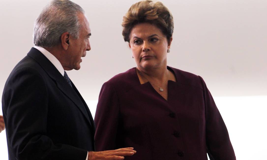 
Acordo. Dilma e Temer negociam
Foto: O Globo / Gustavo Miranda