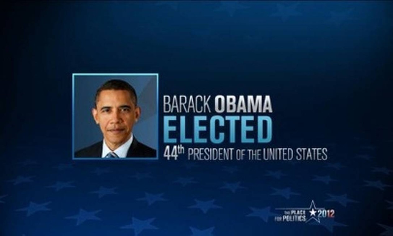 Imagem divulgada por Obama após o anúncio de sua vitória Foto: @BarackObama
