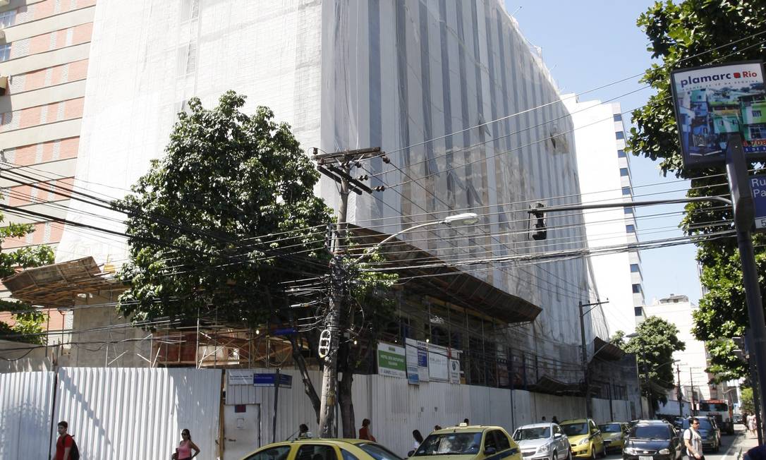 
Em Botafogo, hotel da Accor está em fase final de acabamento
Foto: Agência O Globo / Marcos Tristão