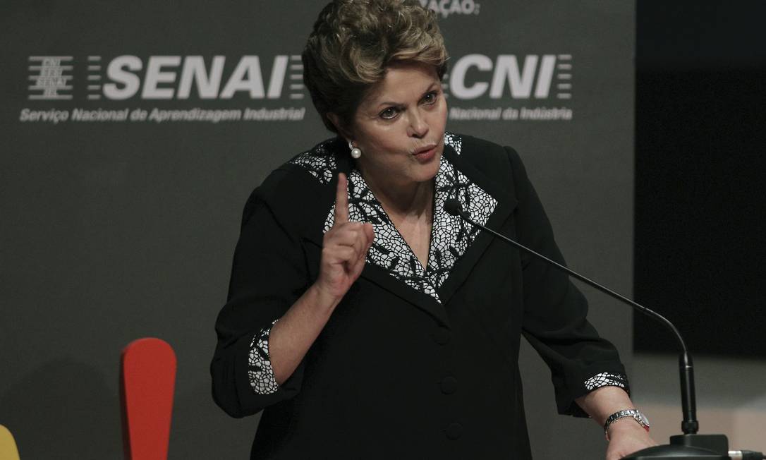 
Dilma Rousseff durante Encontro Nacional da Indústria
Foto: Reuters