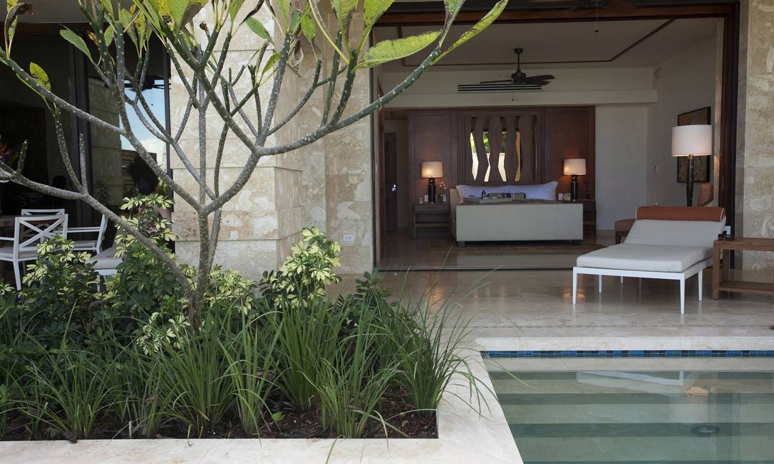 
Todos os quartos no novo hotel de Dorado Beach têm sua própria piscina
Foto: Laura Magruder / The New York Times