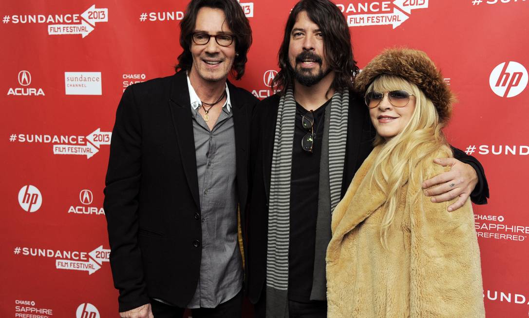 
Dave Grohl, entre Rick Springfield e Stevie Nicks, no Festival de Sundance
Foto: Chris Pizzello / AP