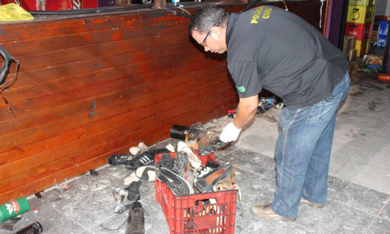Imagens revelam como ficou a boate Kiss após o incêndio Foto: Divulgação / Polícia Civil do RS