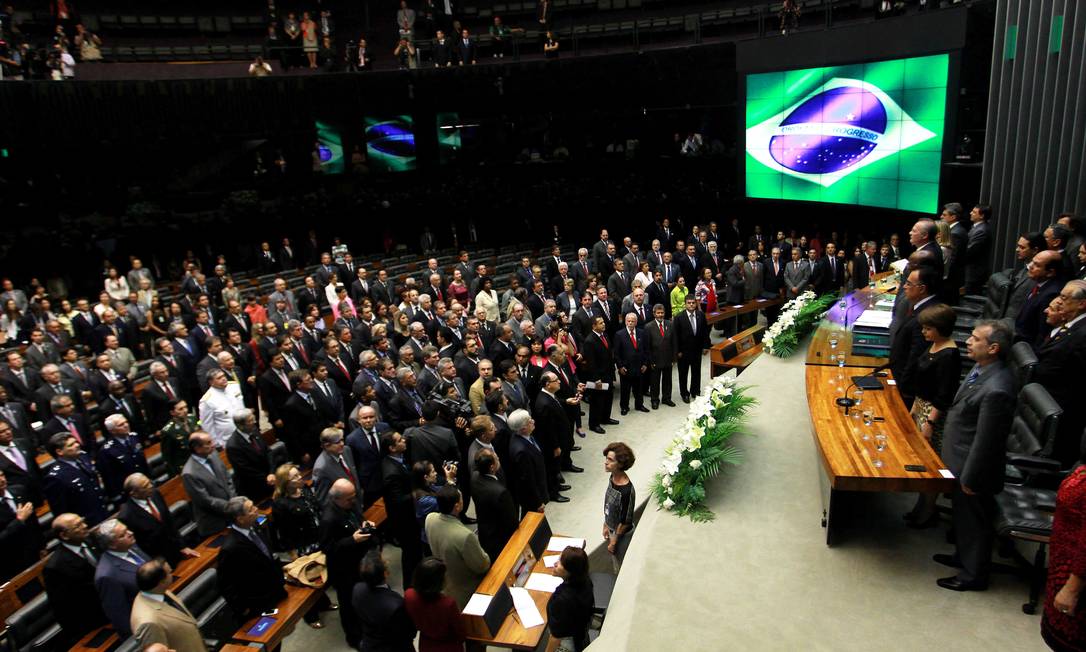 
Cerimônia de abertura 54ª legislatura de 2013
Foto: Agência O Globo / Ailton de Freitas