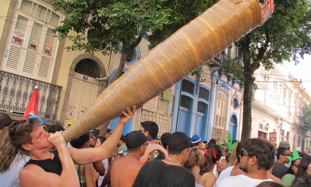 RI Rio de Janeiro (RJ) 13/02/2013 Bloco Planta na Mente, defende legalização da maconha em seu desfile na Lapa. Foto Thiago Mattos Foto: Terceiro / Agência O Globo