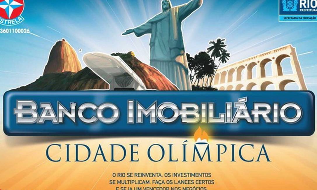 Imagem da caixa do jogo Banco Imobiliário inspirado no Rio Foto: . / Divulgação