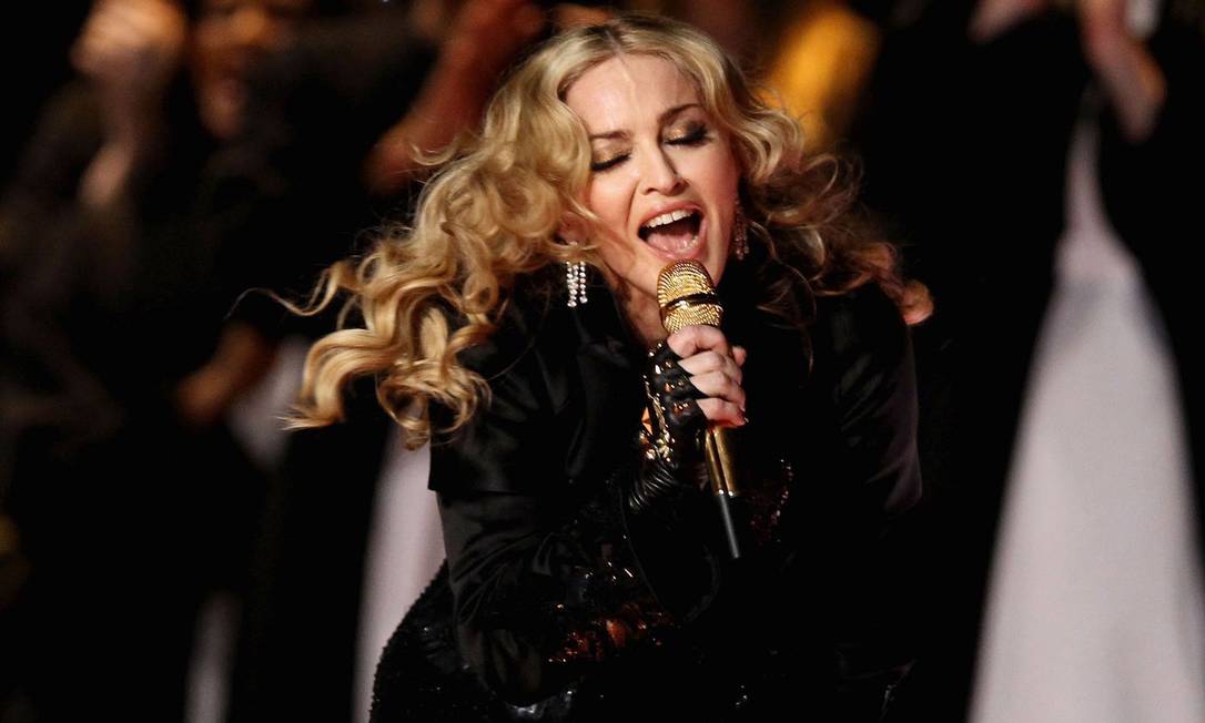 
Madonna no SuperBowl, nos EUA, em 2012
Foto:
AP
