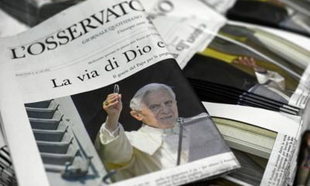 
Exemplares do ‘L'Osservatore Romano’
Foto: AFP