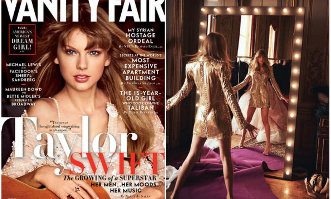 
Taylor Swift é capa da revista americana “Vanity Fair”
Foto: Divulgação / Vanity Fair