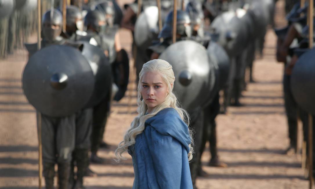 Emilia Clarke, a Daenerys Targaryen de 'Game of thrones' Foto: Divulgação