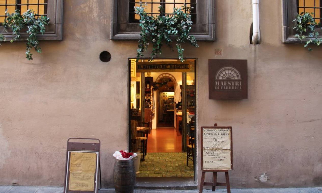 O Maestri di Fabbrica, em Florença, é loja e restaurante Foto: Bruno Agostni / O Globo