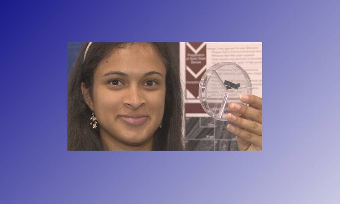 
A jovem cientista Eesha Khare pensou fora da caixa
Foto: Divulgação/Intel
