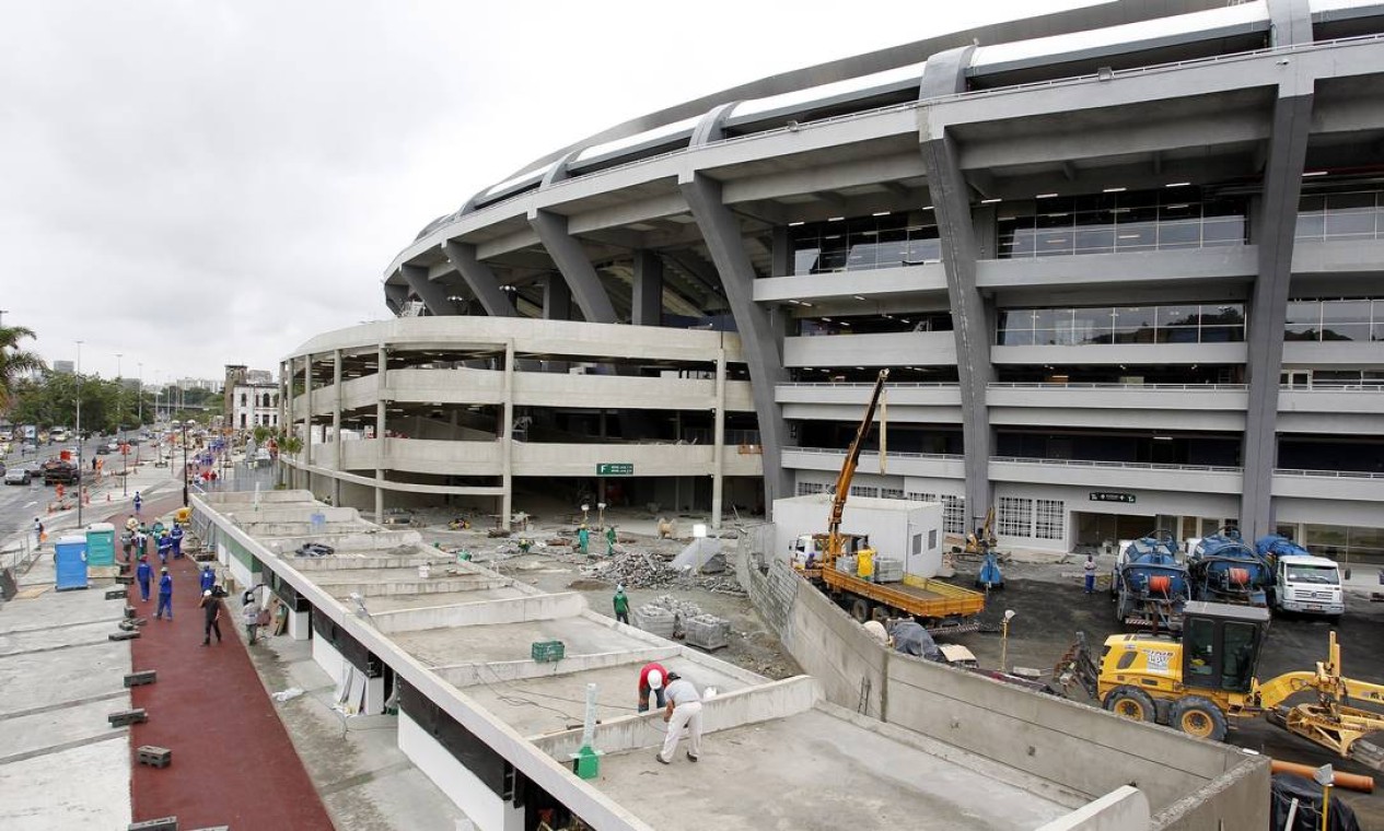 Maracanã Na Reta Final: Obras Do Lado De Fora - Jornal O Globo