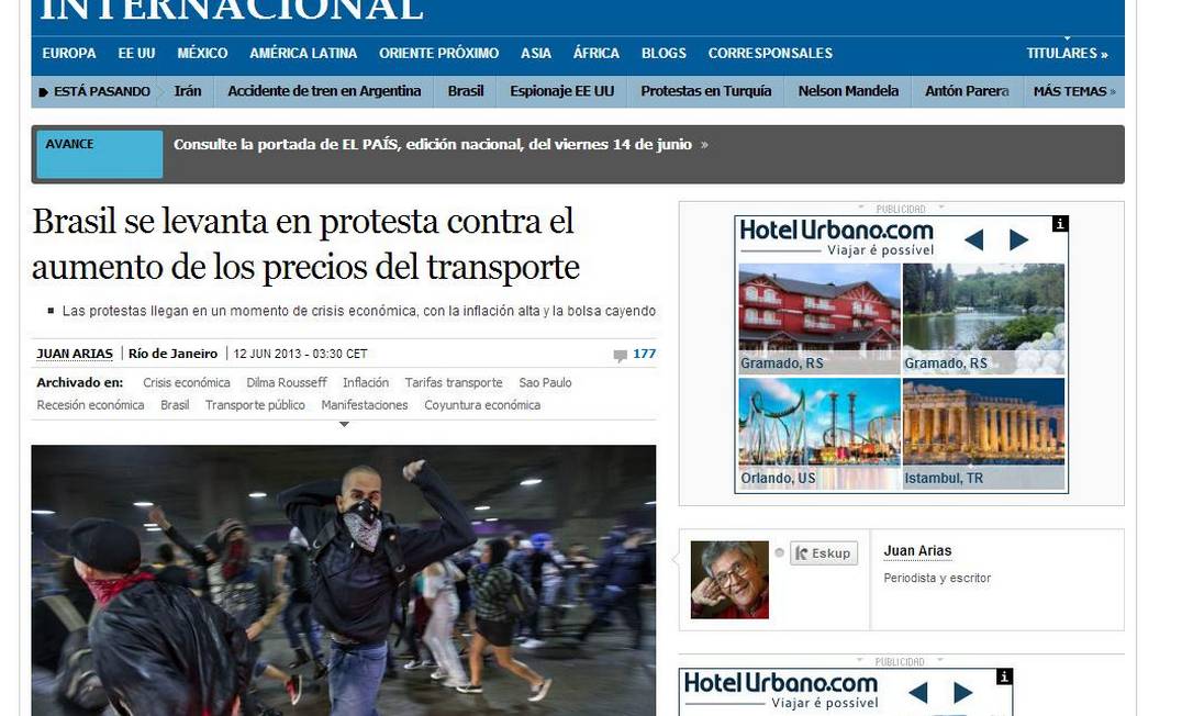 
Reprodução do ‘El País’
