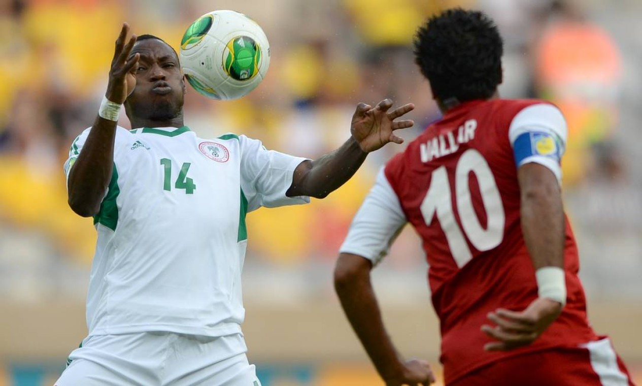 A partida entre Nigéria e Taiti encerrou a primeira rodada da Copa das Confederações, Mineirão Foto: EITAN ABRAMOVICH / AFP
