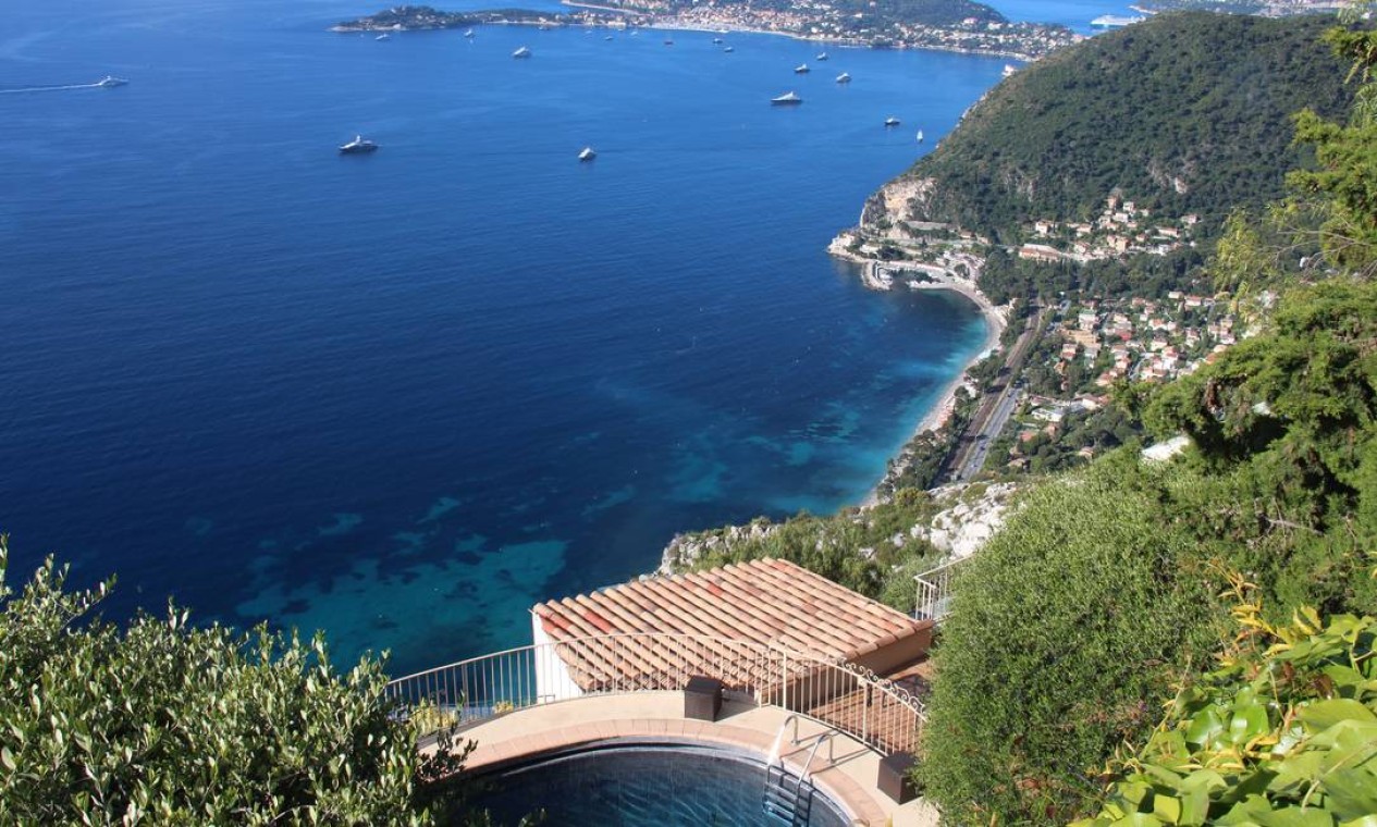 Do hotel, essa incrível vista para o Mar Mediterrâneo. Foto: Bruno Agostini / O Globo