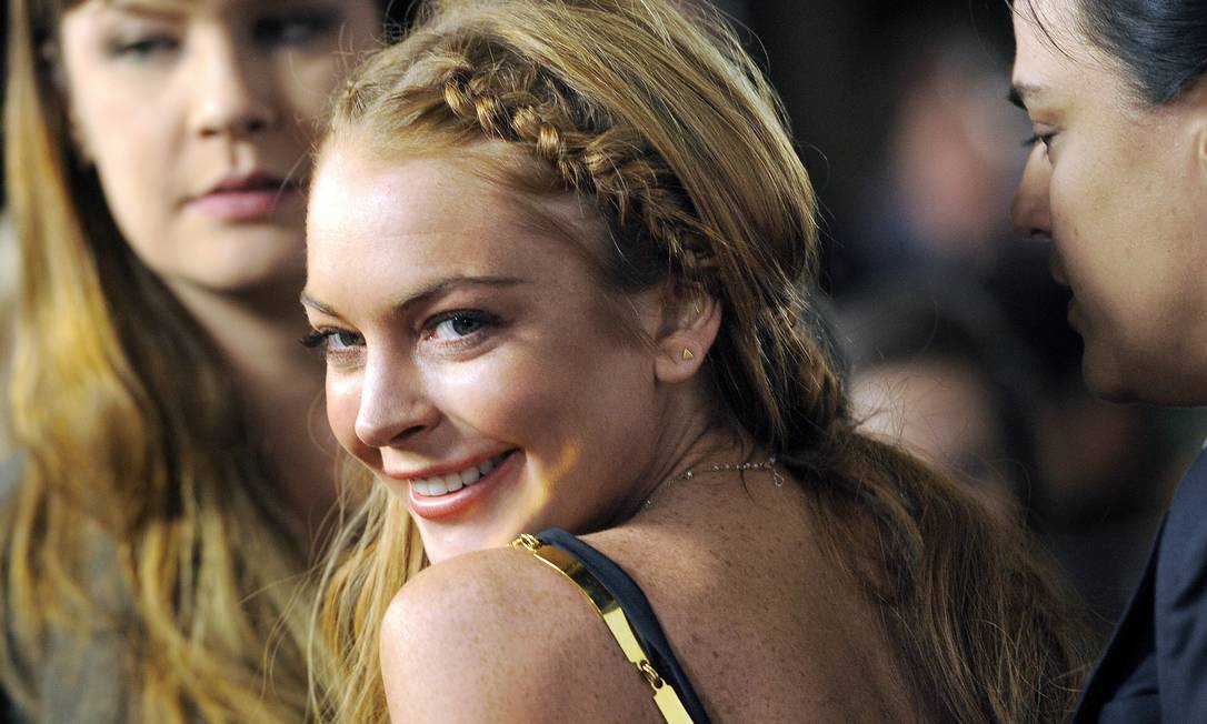 
Lindsay Lohan na pré-estreia de ‘Todo mundo em pânico 5’, em Los Angeles, em abril deste ano
Foto: Chris Pizzello / AP