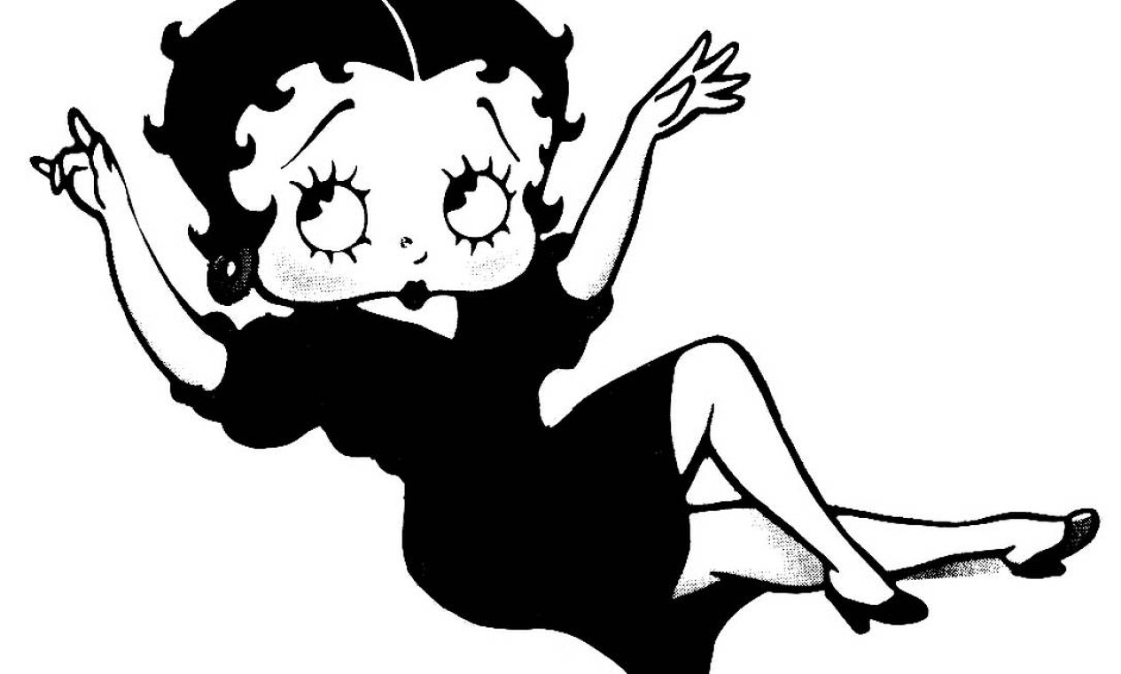 Imagens da Betty Boop na praia  Betty boop, Personagens de