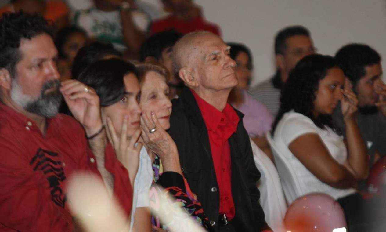 Ariano Suassuna na Igreja da Sé, durante um concerto da Orquestra Sinfônica do Rio Grande do Norte. A apresentação ocorreu em 2010 e fez parte da Mostra Internacional de Música, em Olinda Foto: Marcos Ramos / Agência O Globo