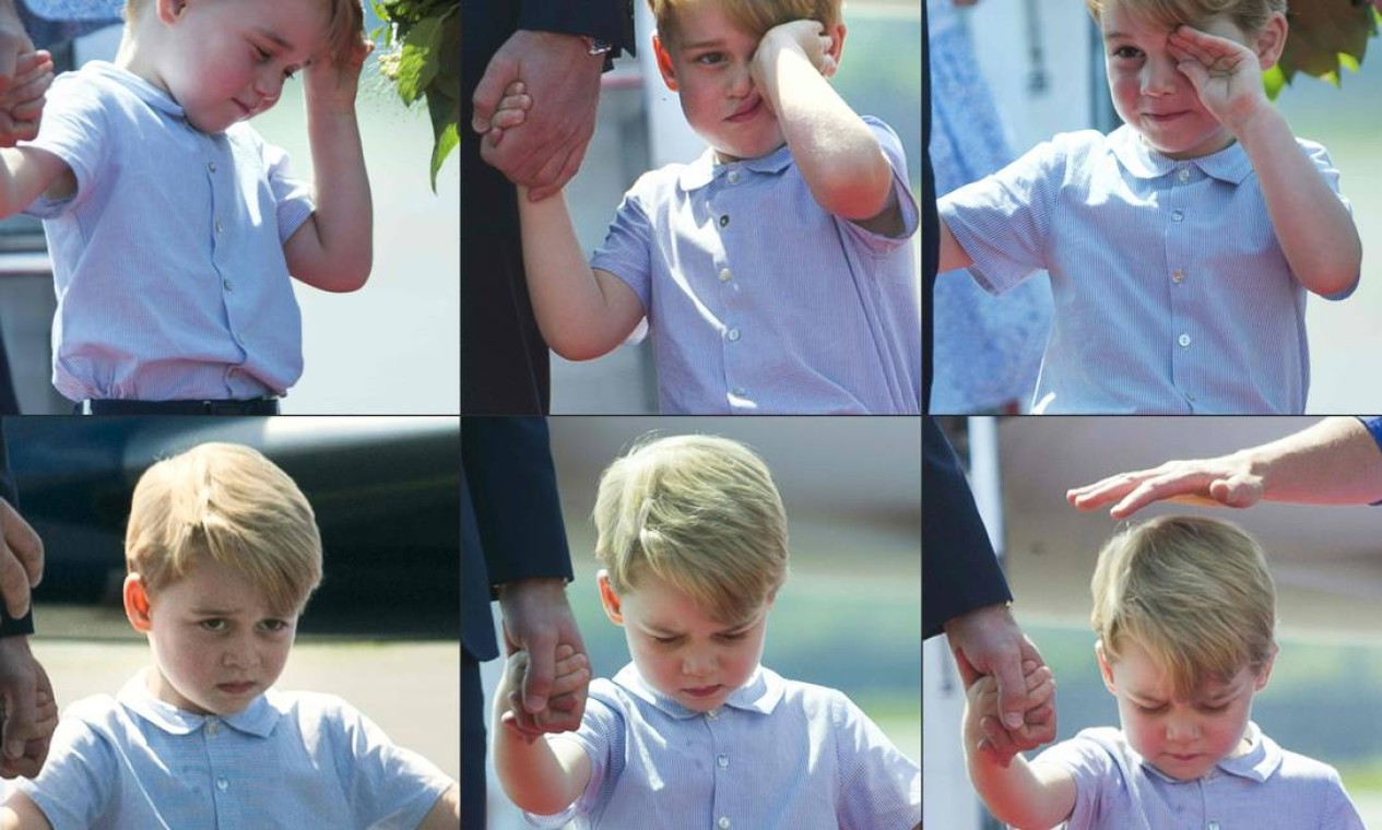 As caras e bocas do príncipe viraram febre na web Foto: STEFFI LOOS / AFP
