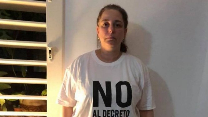 Tania Bruguera protestou contra decreto de governo de Cuba no Facebook Foto: Reprodução/Facebook
