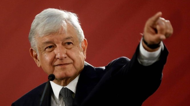 O presidente do México, Andrés Manuel López Obrador, em conferência em dezembro de 2018 Foto: Edgard Garrido/Reuters