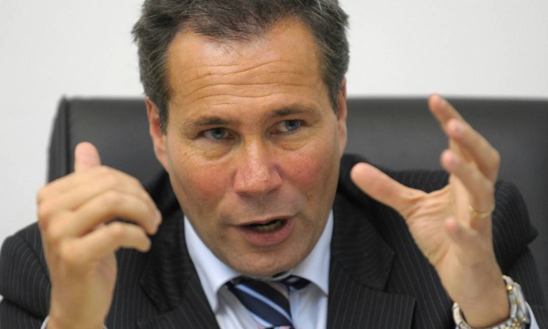 O promotor Alberto Nisman, que morreu em 2015, com um tiro na cabeça Foto: Reprodução/AFP