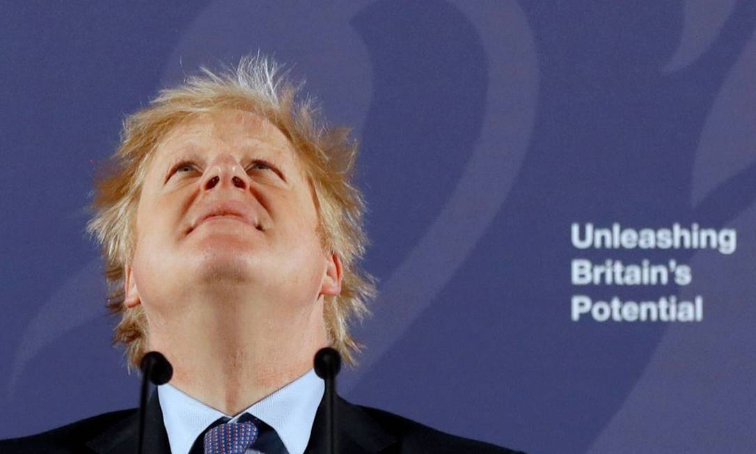 O primeiro-ministro britânico, Boris Johnson Foto: FRANK AUGSTEIN / AFP