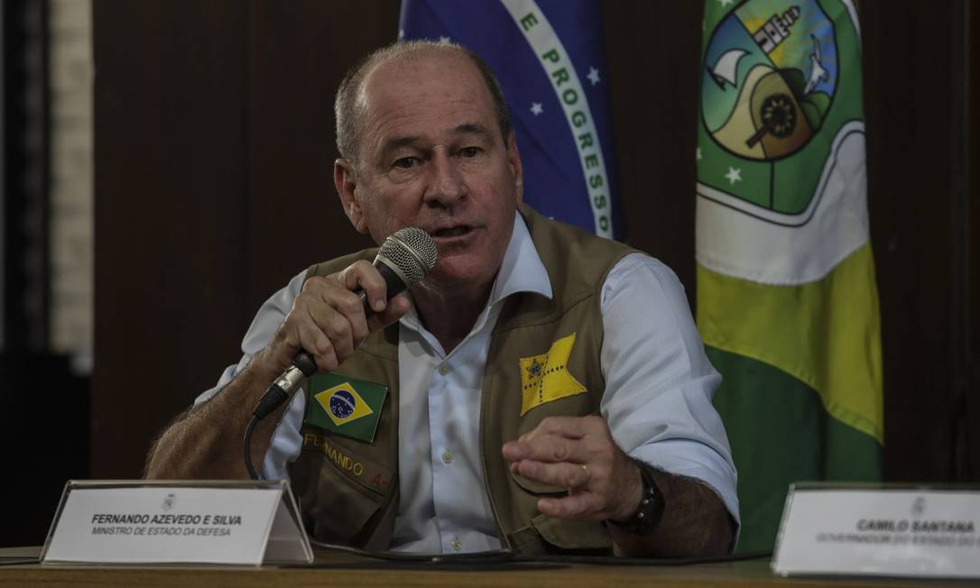 O ministro da Defesa, Fernando Azevedo e Silva Foto: Jarbas Oliveira / 24-2-20