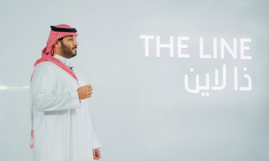 O príncipe Mohamed Bin Salmán, monarca absolutista da Arábia Saudita, em uma foto de janeiro Foto: BANDER ALGALOUD/COURTESY OF SAUD / VIA REUTERS